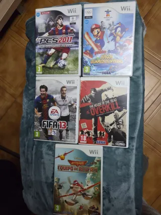 Pack 5 Videojuegos Wii