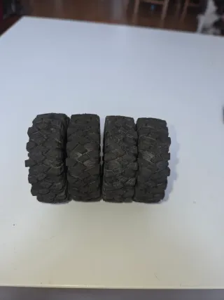 4 gomas/llantas tacos RC Crawler 62mm x 24mm
