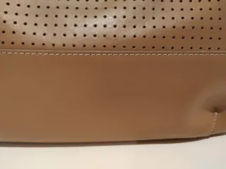 Bolso Lamarthe Beige/Marrón Perforado