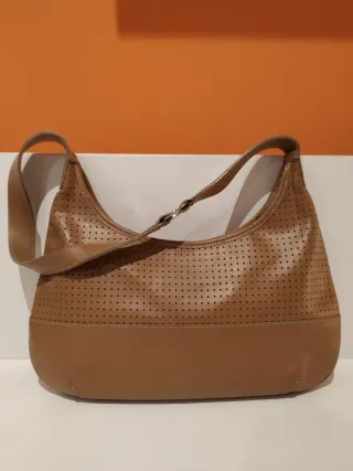 Bolso Lamarthe Beige/Marrón Perforado