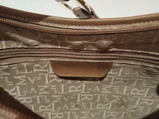 Bolso Lamarthe Beige/Marrón Perforado