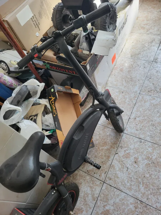 Bicicletta elettrica con sedile