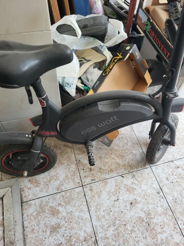 Bicicletta elettrica con sedile