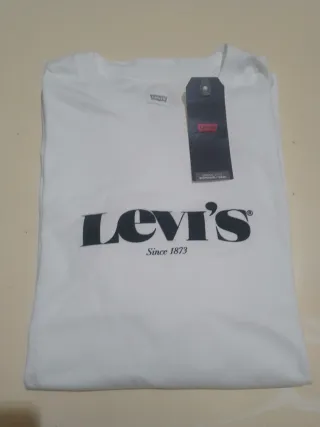 Camiseta Levi's Blanca de hombre Nueva Talla XL