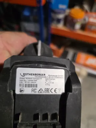 Prensa Rothenberger Romax Compact TT