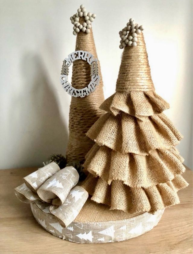 Centro/Adorno Navidad Rústico Artesanal