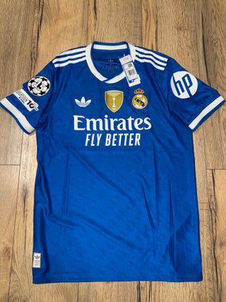 Camiseta Real Madrid Adidas Azul Talla M