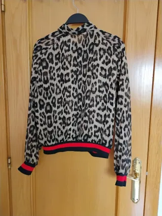 Blusa Mujer Estampado Leopardo
