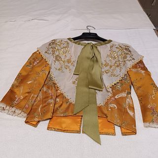Traje de Fallera Niña Oro y Multicolor