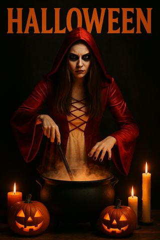 Disfraz Bruja Mujer Talla M-L Halloween