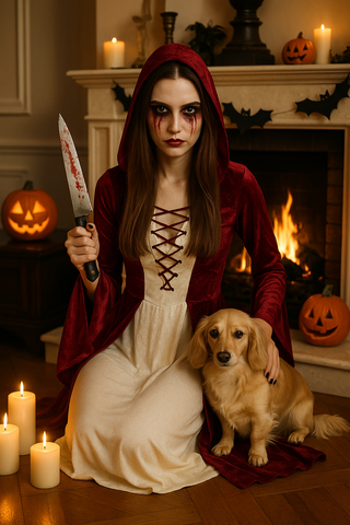 Disfraz Bruja Mujer Talla M-L Halloween