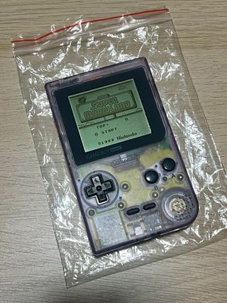 Game Boy Pocket Nintendo Morado Transparente