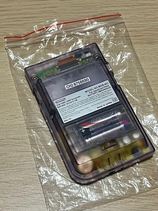 Game Boy Pocket Nintendo Morado Transparente