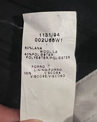 Pantalón hombre clásico Emilio Tucci negro