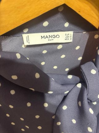 Blusa lunares Mango 