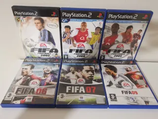 Pack 6 Juegos FIFA PlayStation 2