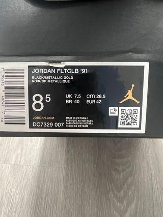 Nike Jordan Flight Club '91 Talla 42