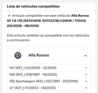 Amortiguadores Bilstein Alfa Romeo Gt