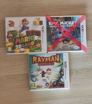 Juegos Nintendo 3DS | Super Mario & Rayman