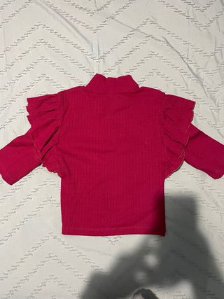 Blusa Zara Fucsia Talla M
