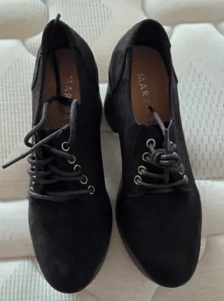 Zapatos Marypaz tacón plataforma negros