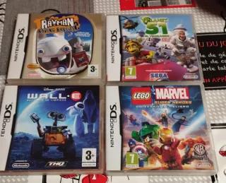 Juegos Nintendo DS: Rayman, Planet 51, WALL-E, LEG