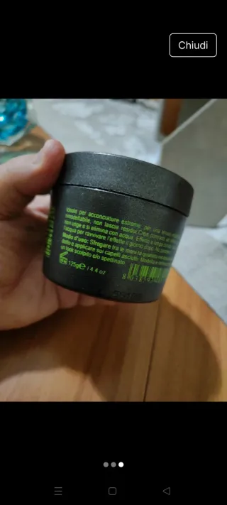 Cera per capelli Fondonatura