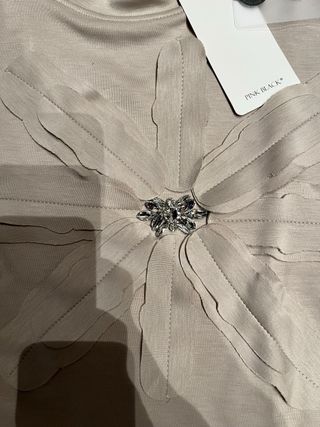 Camiseta TU beige talla única