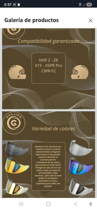 Visera Shoei NXR 2 - Z8 - X15