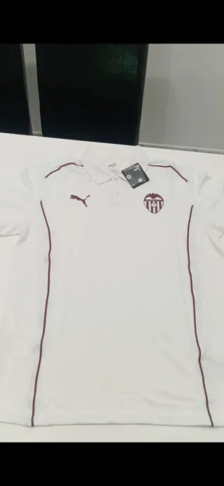 Camiseta Fútbol Valencia Puma Blanca