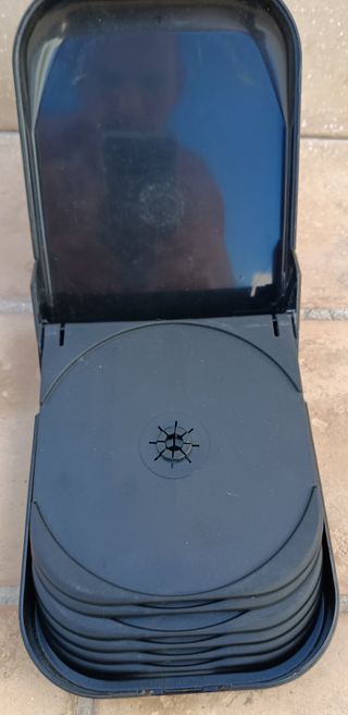 Caja CD/DVD Laserline 12 discos