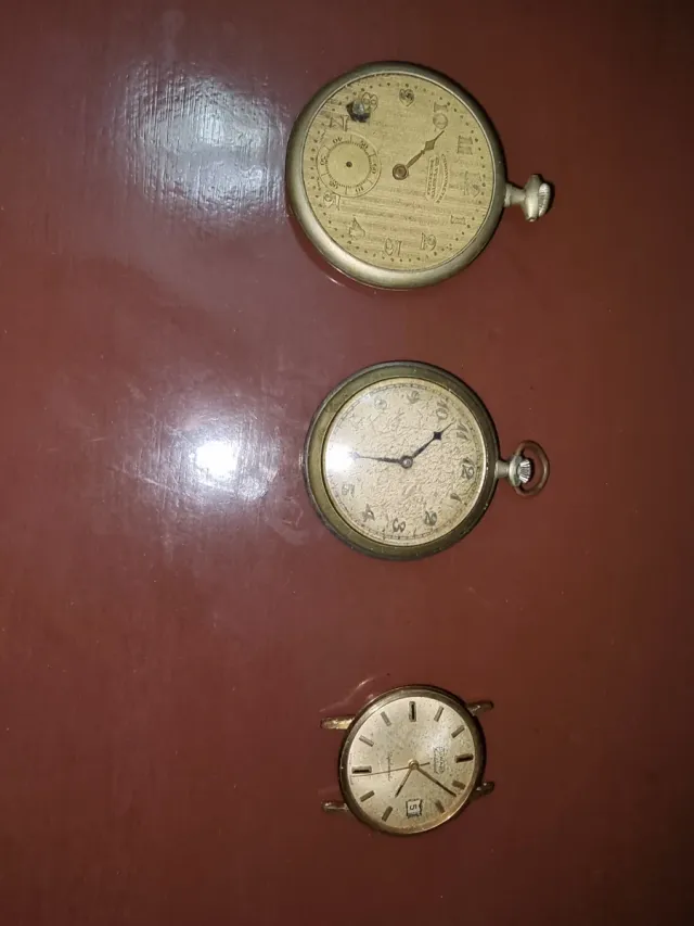 3 Relojes: 2 de bolsillo + 1 Duward