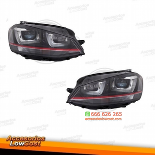 Faros delantero para VW Golf VII xenon adaptativo