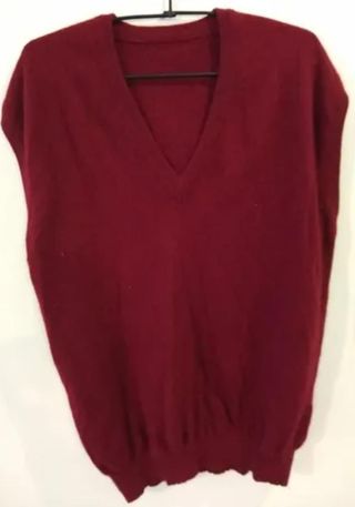 Camisa sin mangas roja