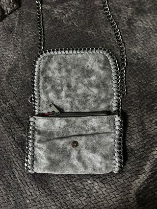 Bolso gris cadena nuevo