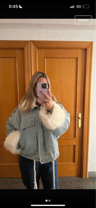 Chaqueta vaquera forrada de pelo