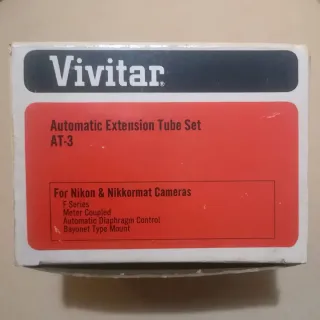 Vivitar Automatic Extension Tube Set AT-3