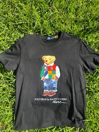 Camiseta Polo Bear by Ralph Lauren Negra Talla L