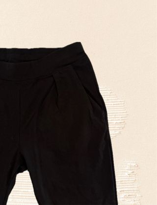 Vintage black high rise elastic waist leggins