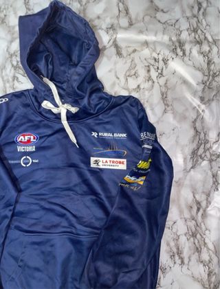 Felpa blu con stampe AFL