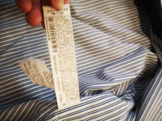 Chaqueta Zara Lino azul con forro muy bien acabada