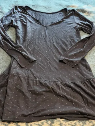 Vestido azul estampado estrellas