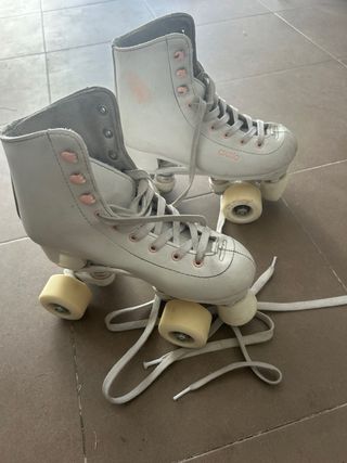 Patines blancos niña talla 37