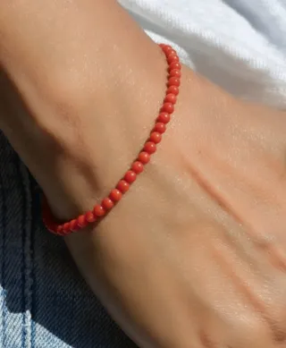 Pulsera de coral natural de Alborán 