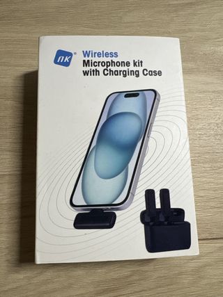 Micrófono Inalámbrico NK con Estuche Carga