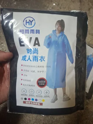 Impermeable HY EVA Adulto Azul Talla Única
