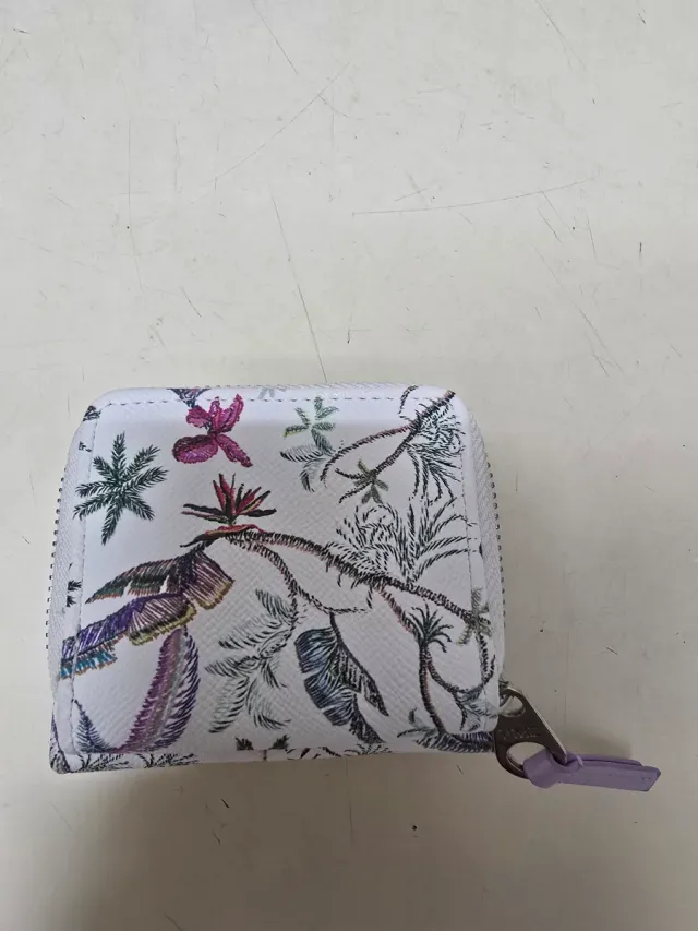 Monedero Paco Martinez estampado floral