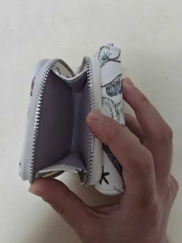 Monedero Paco Martinez estampado floral