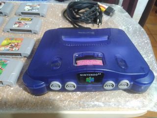Consola Nintendo 64 con juegos 