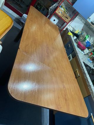 Mesa comedor extensible rectangular madera